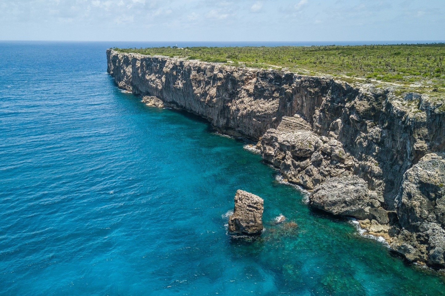Aerial View of NE Point of Bluff Cayman Brac